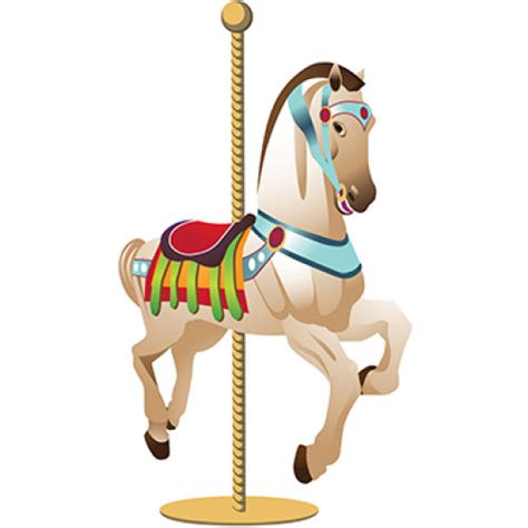 Carousel Horse Cardboard Cutout Free Shipping
