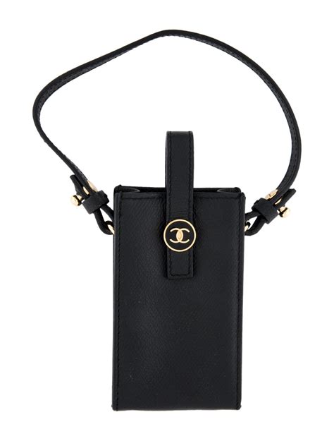 Chanel Vintage CC Phone Holder - Black Technology, Accessories