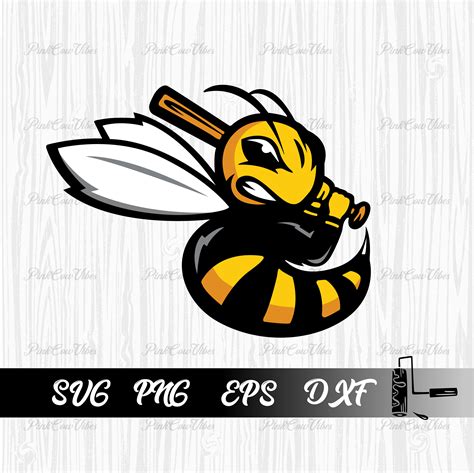 Hornet Bee Mascot Svg Instant Download Digital Download File Etsy