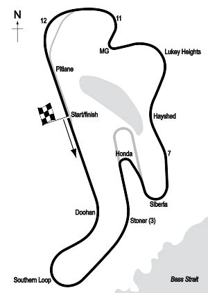 Phillip Island Map History And Latest Races Motorsport Database