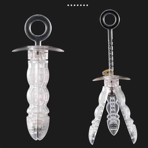 Sexy Sm Transparent Color Expansion Voyeuristic Vaginal Anal Dilators Colposcope Speculum Anal