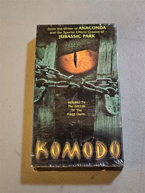 Komodo Vhs 2000 Jill Hennessy Creatures Horror Sci Fi Thriller Dragon