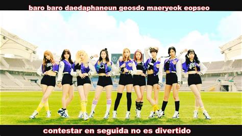 Twice Cheer Up Sub Español Romanización Youtube