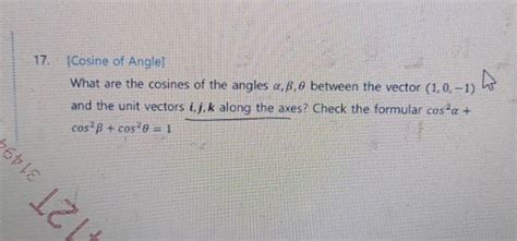 cosine  angle    cosines  studyx