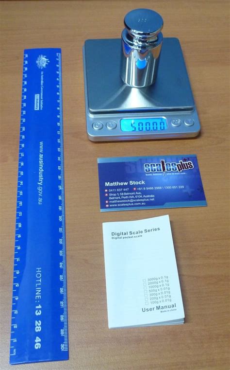Professional Digital Table Top Scale - 500g x 0.01g - Just Scales ...