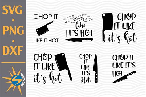 Chop It Like Hot Kitchen Graphic By Svgstoreshop Creative Fabrica