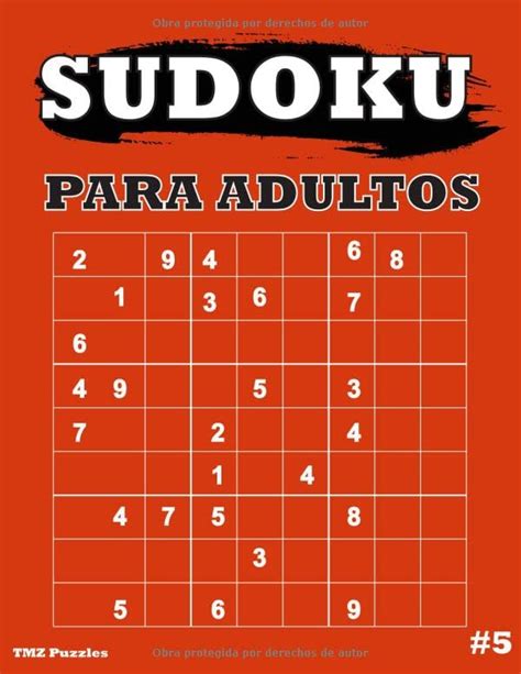 Sudoku Para Adultos Sudoku Dif Cil Para Adultos X Cl Sico