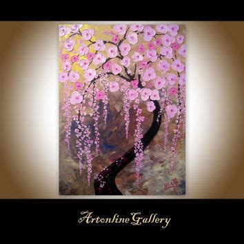 Japanese Blossom Tree Painting at PaintingValley.com | Explore ...