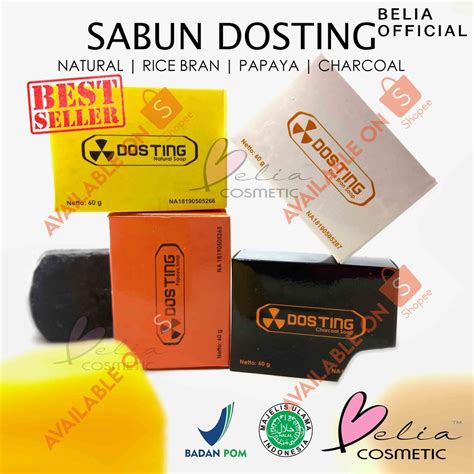 Jual Belia Sabun Dosting Whitening Natural Soap Pemutih Bpom Halal Body Wash Brightening