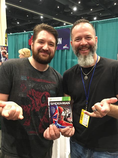 Got to meet Christopher Daniel Barnes (Voice of Spider-Man from the 90