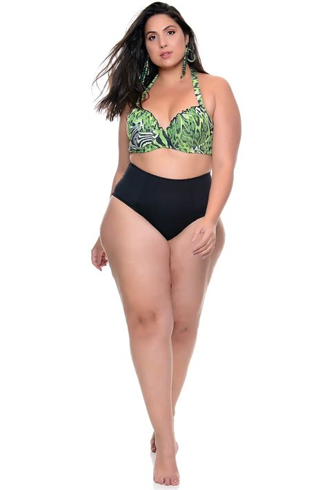 Biquíni Plus Size Bojo Calcinha Hot Pants Vk Moda Plus Size