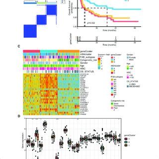 Construction of differential expression of m6A gene signatures (A ... 