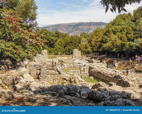 Ruinen Der Alten Stadt Butrint Redaktionelles Bild Bild Von Berreste