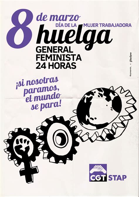 8 De Marzo Huelga General Feminista Sap Madrid Cgt