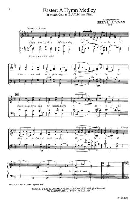 Easter: A Hymn Medley - SATB — Jackman Music