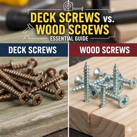 deck screws  wood screws essential guide