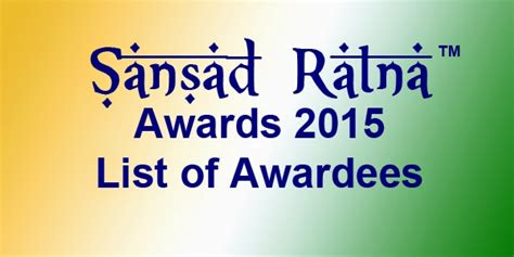 Sansadratna | Four Lok Sabha MPs selected for Sansad Ratna 2015 Awards