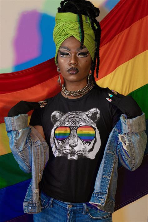 Unisex Rainbow Tiger Lgbtq Camiseta Gay Pride Shirt Rainbow Etsy Espa A