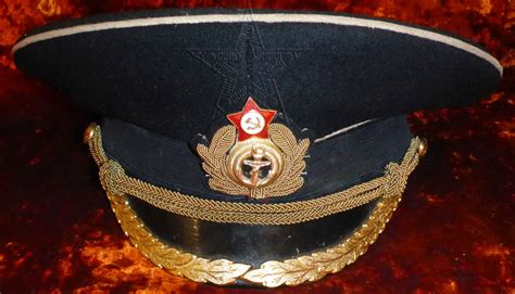 Фуражка капитана 1 ранга (шитье) - Антикварный магазин "Славная Эпоха"