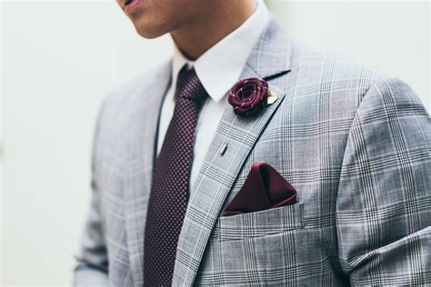 Natural Grey Suit Pocket Square