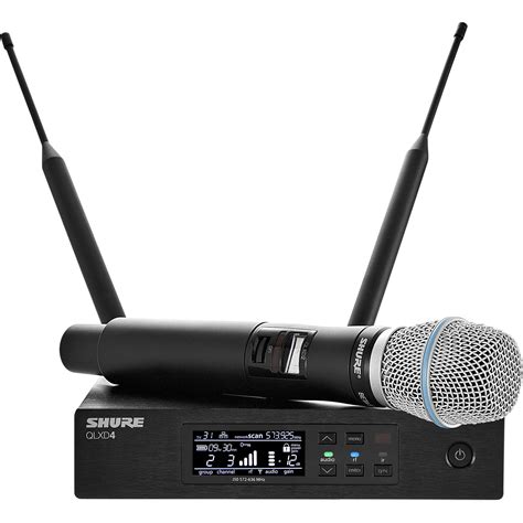 Shure Qlxd B A Digital Wireless Handheld Qlxd B A J A B H