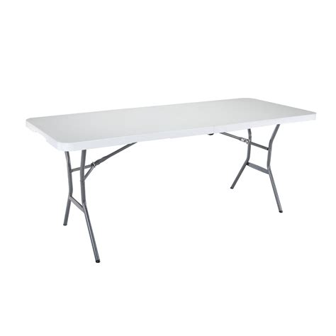 Lifetime Ft Fold In Half Table White Granite Joueurfd P