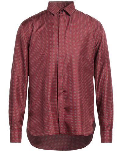 Red Saint Laurent Shirts For Men Lyst