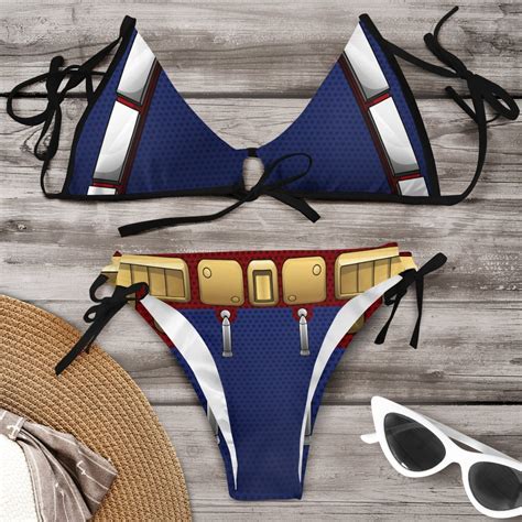My Hero Academia Swimwear Summer Bikini Set Animation Women S Swimwear Two Piece Swimsuit