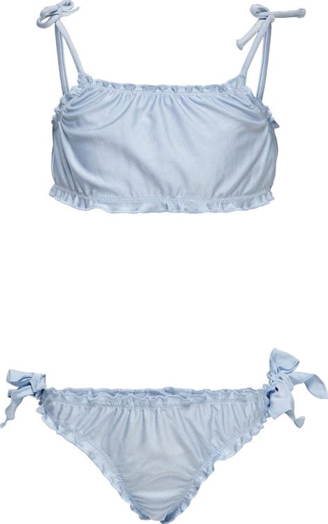 ONLY KOGIRENA WRINKLE UV BIKINI Meisjes Bikini Maat Bol