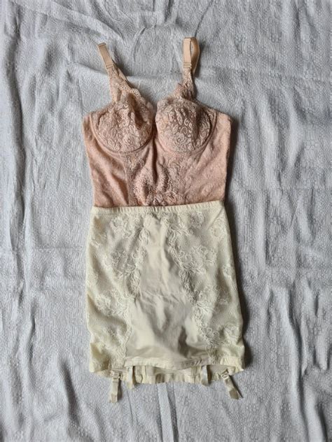Vintage Style Lingerie Set Women S Fashion Undergarments Loungewear On Carousell