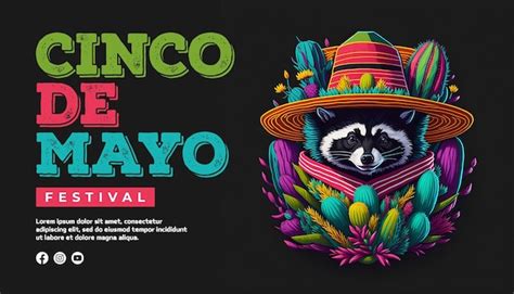 Um Cartaz Para O Festival Cinco De Maio Psd Premium