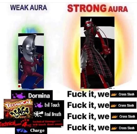 Weak Aura Vs Strong Aura Rpersona