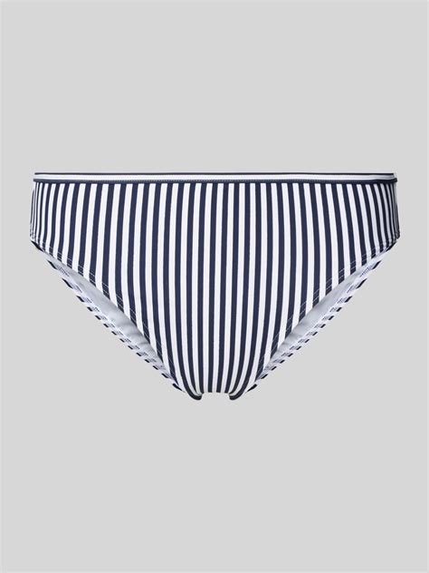 Esprit Bikini Hose Mit Allover Streifenmuster Modell Silvance Marine Online Kaufen