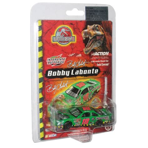 Jurassic Park Nascar #18 Bobby Labonte 1:64 Toy Car - (Action Collectables) - Walmart.com ...