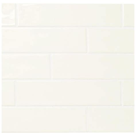 Daltile Luxecraft White In X In Glazed Ceramic Subway Wall Tile