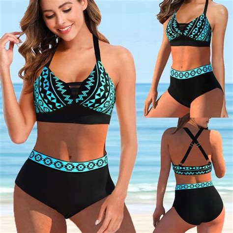 Str J K Pielowy Dwucz Sciowy Wyszczuplaj Cy Bikini Wysoki Stan Majtek M Ceny I Opinie Ceneo Pl