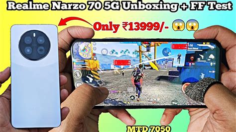 Realme Narzo 70 5G Unboxing With Free Fire Test Realme Narzo 70 FF