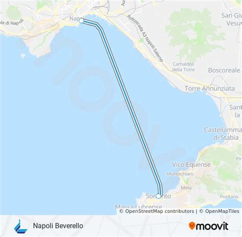 Alilaur Route Schedules Stops Maps Napoli Beverello Updated