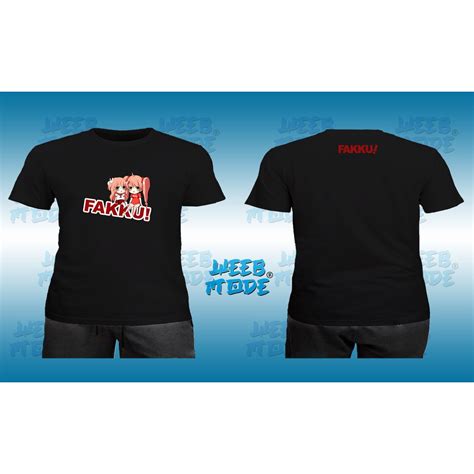 Fakku Anime Logo Hentai Icon Internet Meme Cotton Shirt Weeb Mode Shopee Philippines