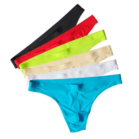 Men Ice Silk Bikini Seamless Underwear Pouch Briefs Back Shopee Singapore