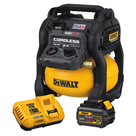 DEWALT FLEXVOLT 2 5 Gal 60 Volt MAX Brushless Cordless Air Compressor