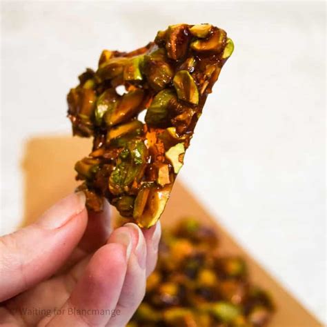 Easy Salted Pistachio Brittle Waiting For Blancmange