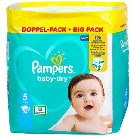 Pampers Baby Dry Windeln Gr 5 11 16 Kg Big Pack