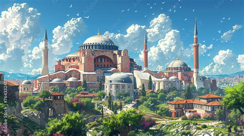 Hagia Sophia In Istanbul Turkey Hagia Sophia Is A Former Greek