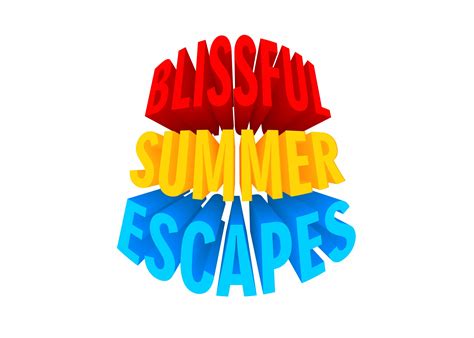 Summer Quote - Blissful Summer Escapes Graphic by Arief Sapta Adjie