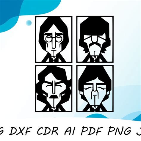 beatles vector etsy mexico