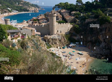 Tossa Del Mar In Catalonia Spain Stock Photo Alamy