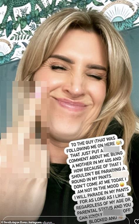 Sarah Jayne Dunn Hits Back At Trolls As She Is Slammed For Posing In Lingerie As A Mother