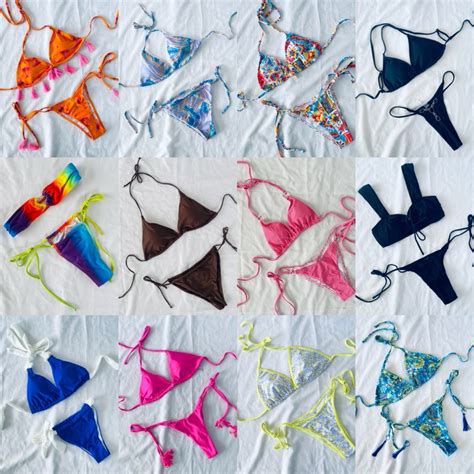 รวมชดวายนำ bikini พรเมยม พรอมสงในไทย Shopee Thailand