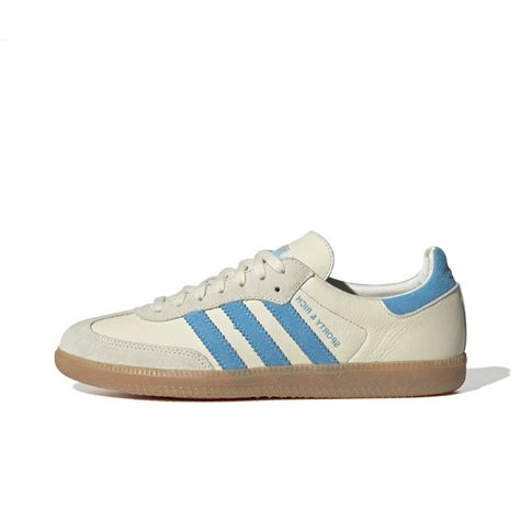 스포티 앤 리치 X 아디다스 오리지널스 삼바 Og 클라우드 화이트 블루 Ie7096 Adidas Originals 슈프라이즈